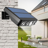 Solar Lights Outdoor Waterproof, 3 Modes Solar Wall Lights, Solar Garden-TI00802-Veeddydropshipping